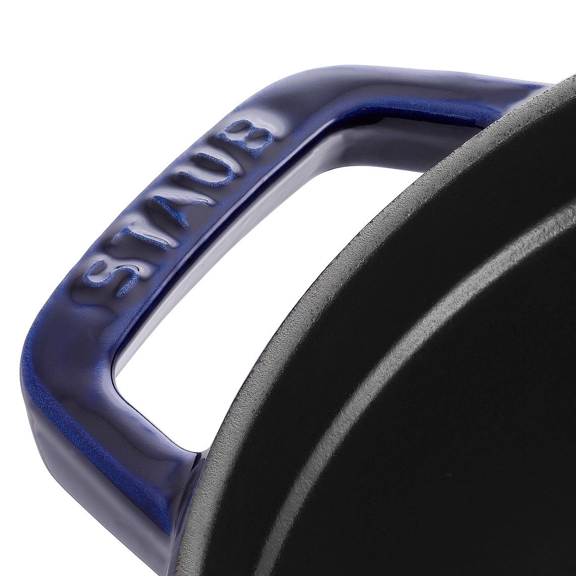 STAUB Cocotte 24 cm Dunkelblau – Gusseisentopf für schonendes Kochen