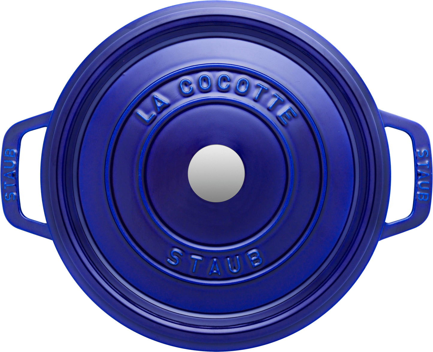 STAUB Cocotte 24 cm Dunkelblau – Gusseisentopf für schonendes Kochen