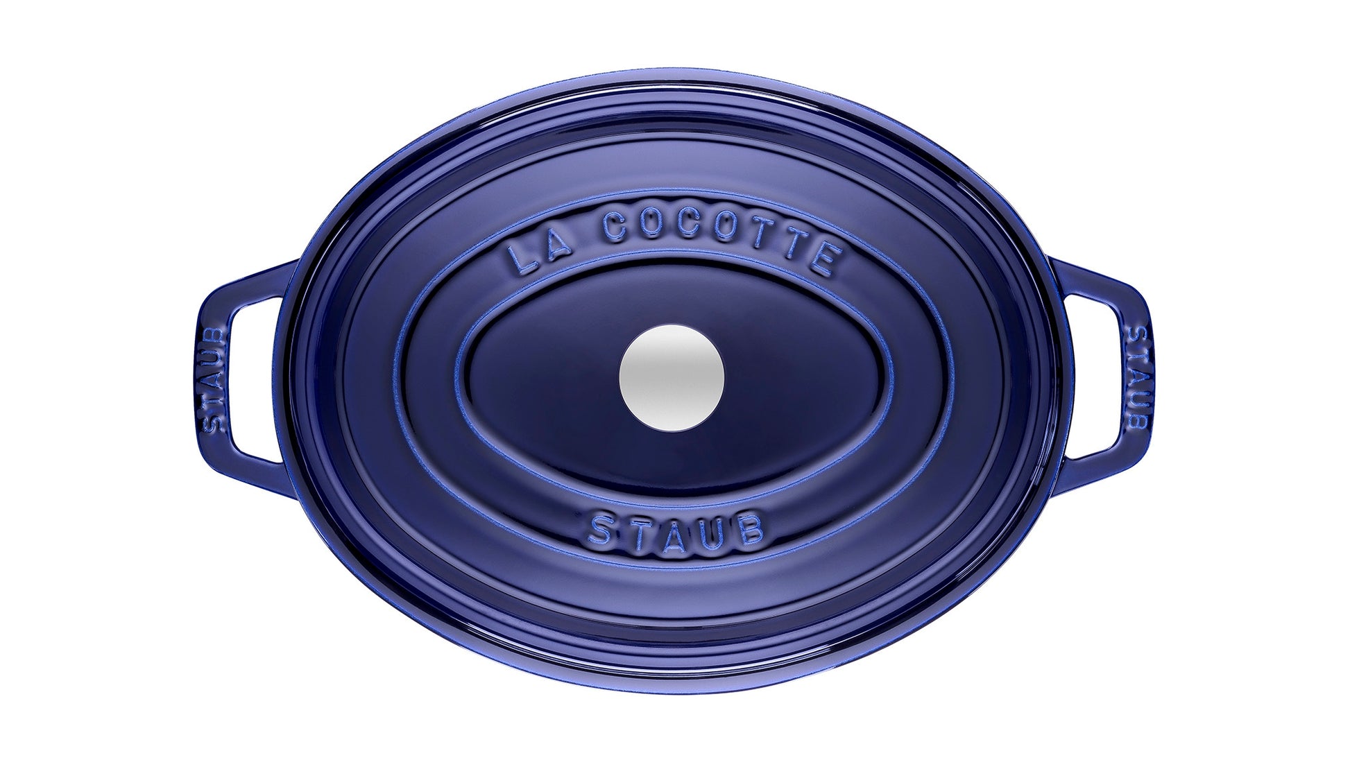Staub Cocotte 29 cm Dunkelblau für professionelle Kochanwendungen