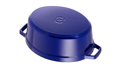 Staub Cocotte 29 cm Dunkelblau für professionelle Kochanwendungen