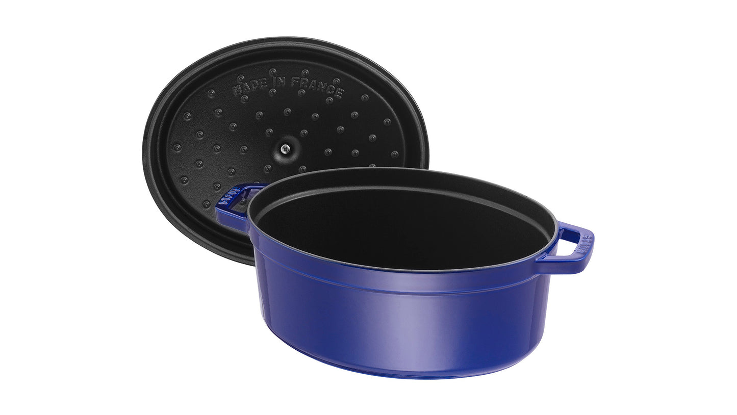Staub Cocotte 31 cm aus Gusseisen, ideal für die professionelle Küche