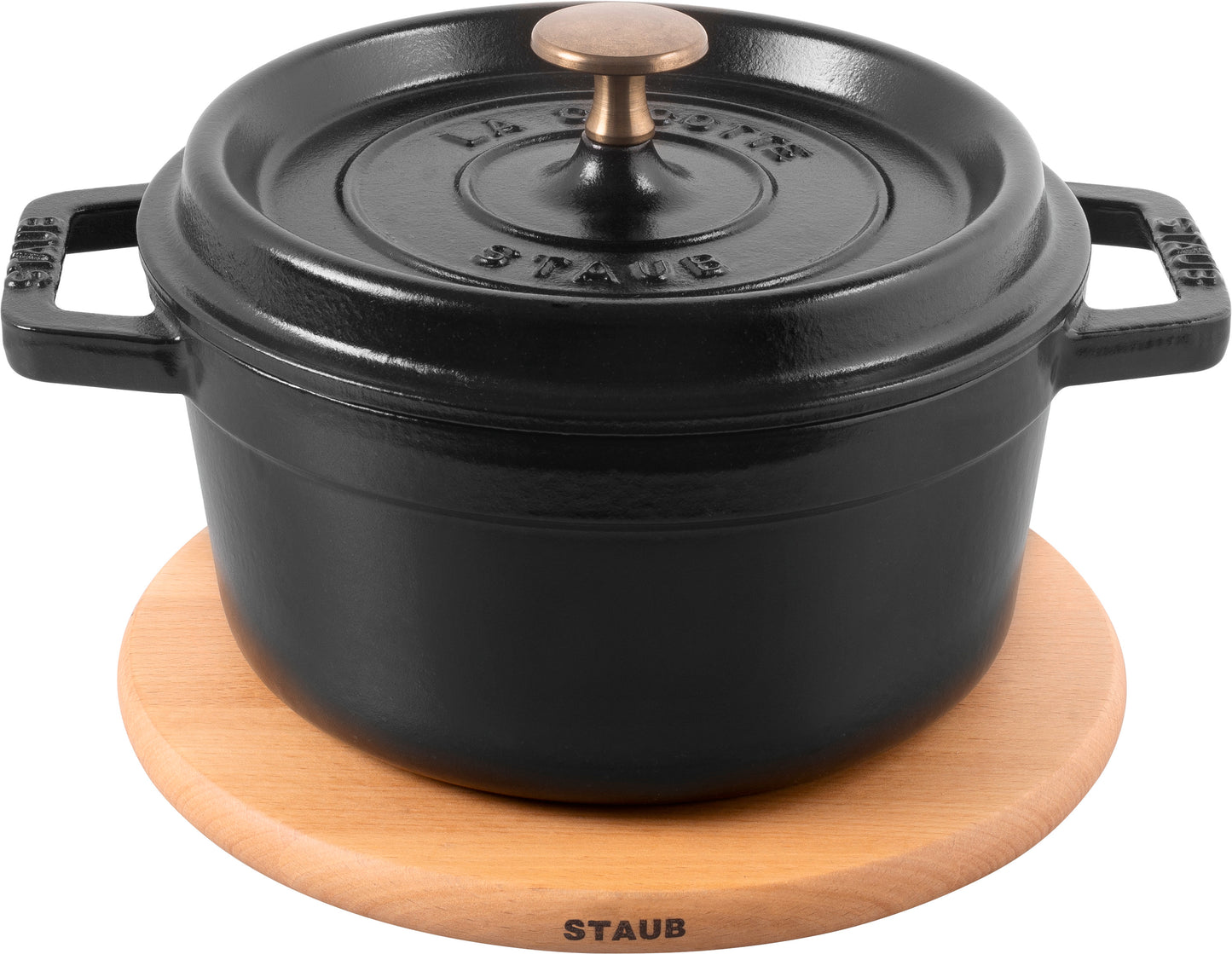 Staub magnetischer Untersetzer, 16 cm aus Buche, für sichere Ablage heißer Töpfe.