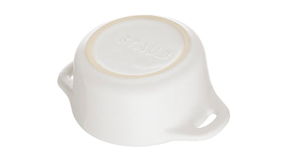Staub Mini Cocotte, 10 cm - Reinweiß - ideal für kleine Portionen