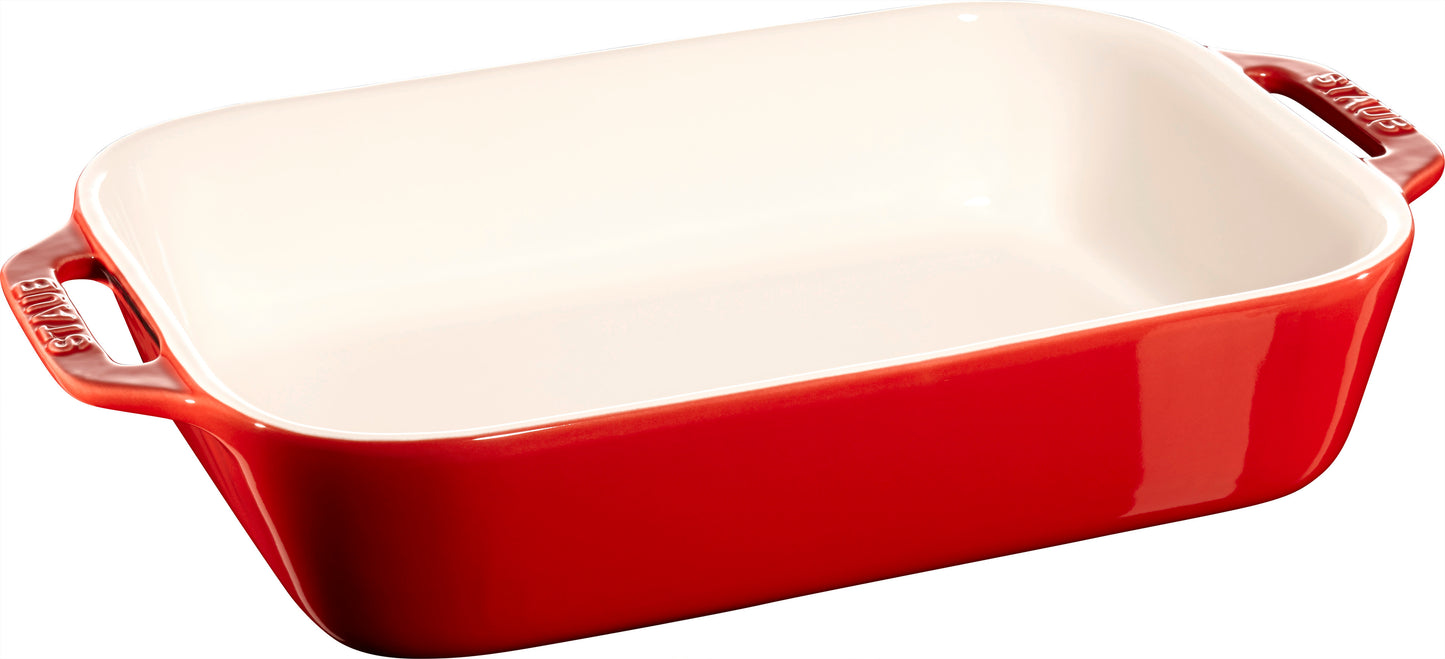 STAUB Ceramique Auflaufform 34 x 24 cm für kreative Auflaufgerichte