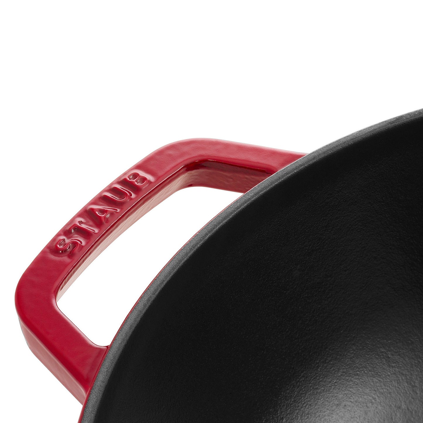 Staub Wok mit Glasdeckel, 30 cm – ideal zum Braten und Dämpfen