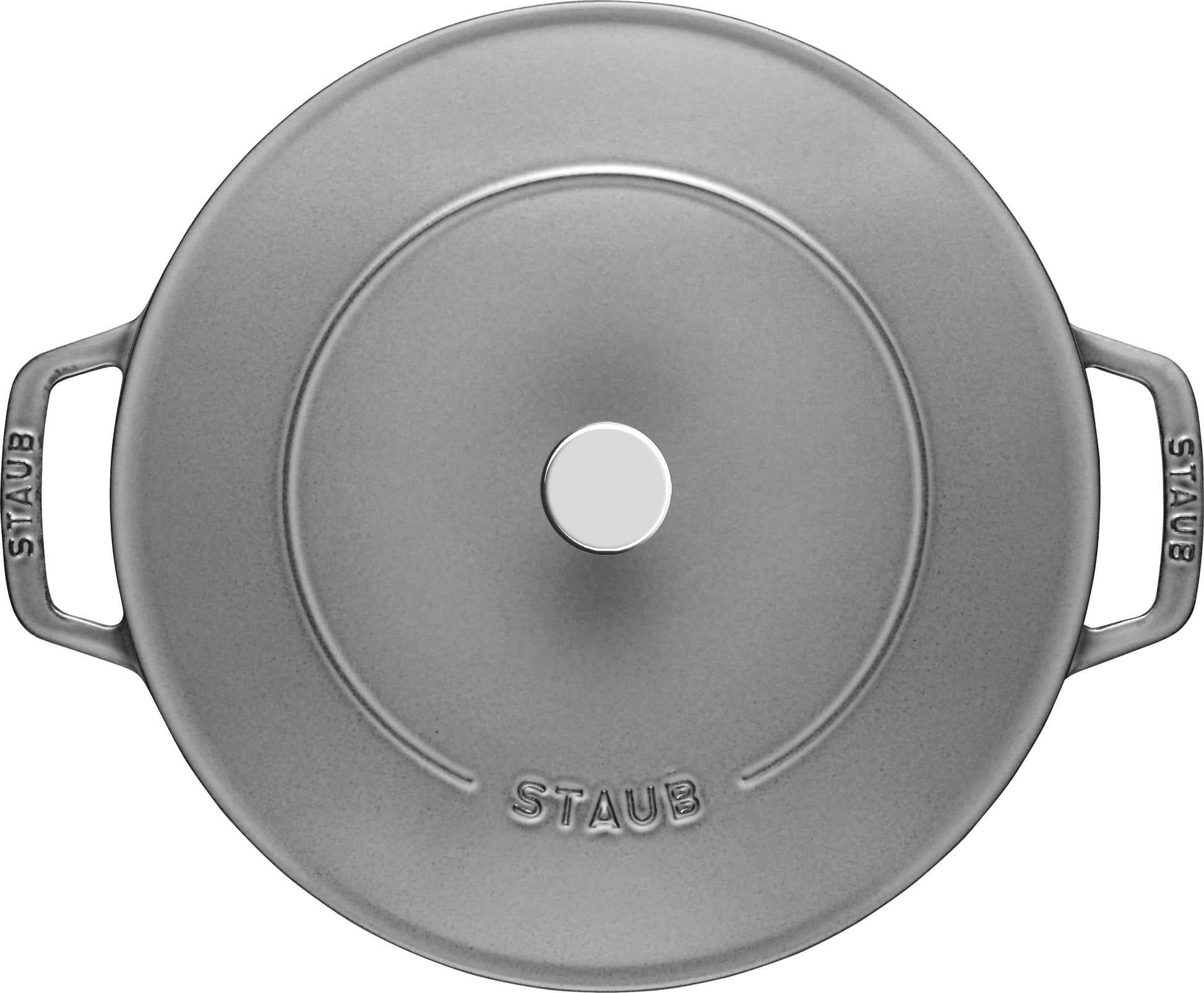 Staub Bräter mit Chistera Drop-Structure, 24 cm aus Gusseisen für gleichmäßiges Garen.