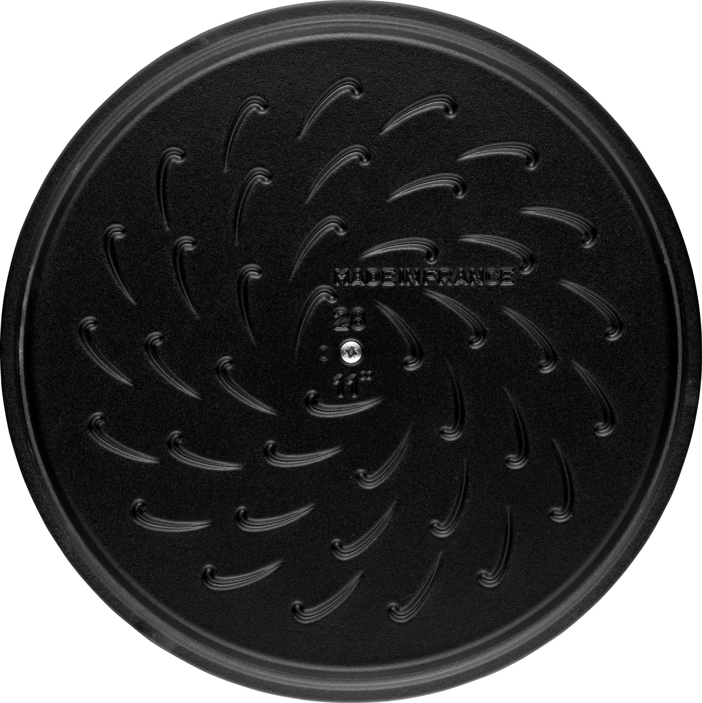 Staub Bräter mit Chistera Drop-Structure, 24 cm aus Gusseisen für gleichmäßiges Garen.