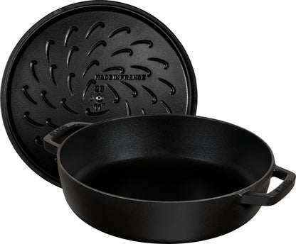 Staub Bräter aus Gusseisen, geeignet für Schmorgerichte und Induktionsherde
