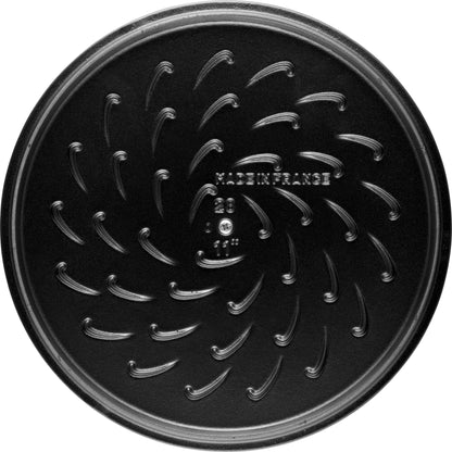 Staub Bräter mit Chistera Drop-Structure, 28 cm, ideal für Schmorgerichte.