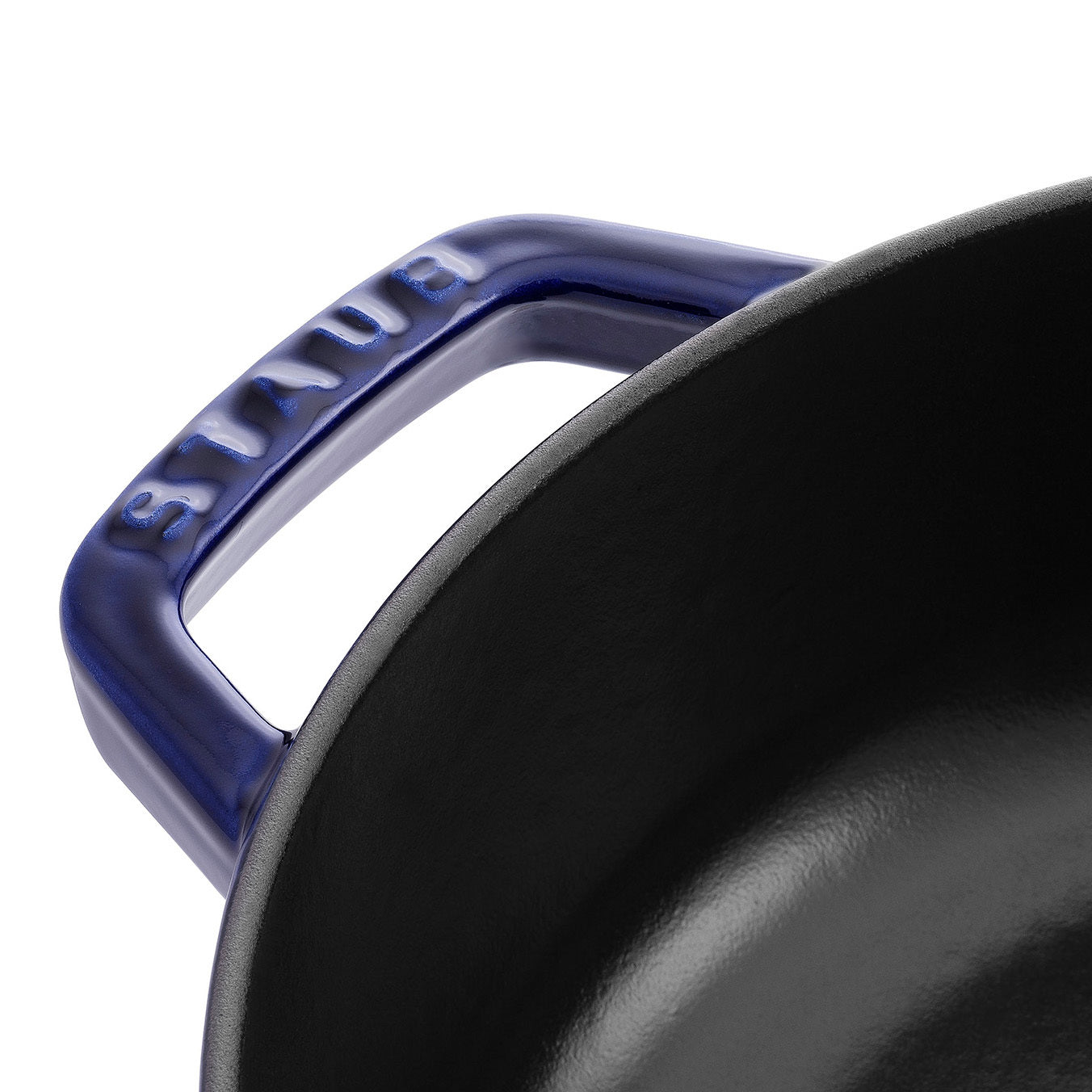 Staub Bräter mit Chistera Drop-Structure, 24 cm aus Gusseisen für die Gastronomie