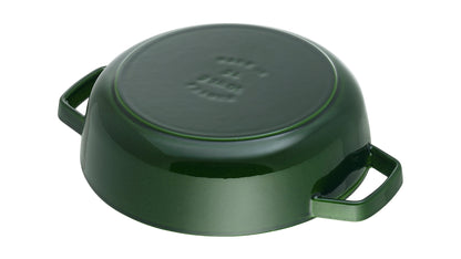 Staub Bräter mit Chistera Drop-Structure, 28 cm, für gleichmäßiges Garen und einfache Reinigung.