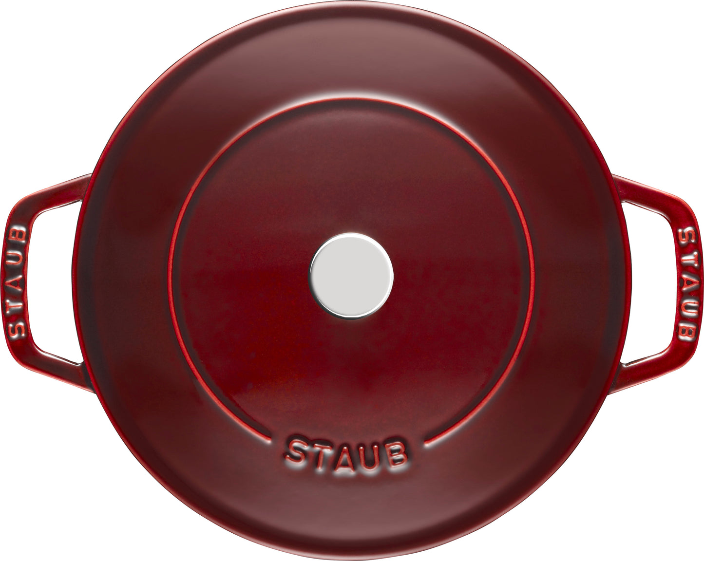Staub Bräter mit Chistera Drop-Structure, 24 cm, für die Zubereitung von Schmorgerichten