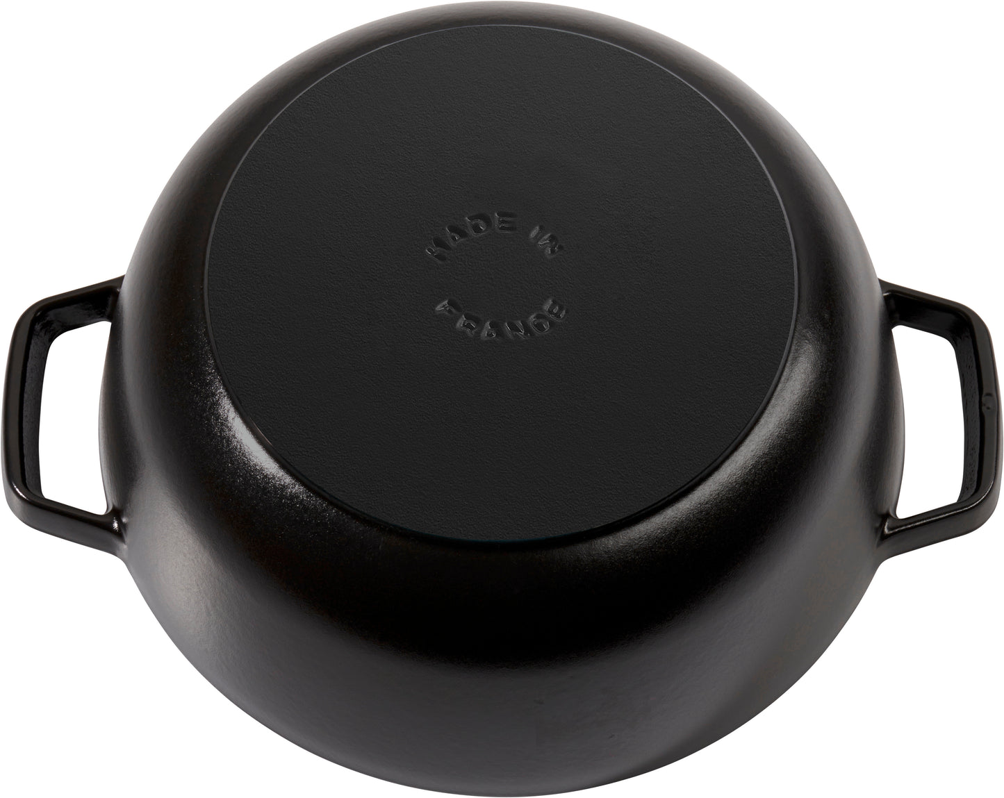 Staub Fondue Set, 18 cm rund aus Gusseisen für gesellige Anlässe.