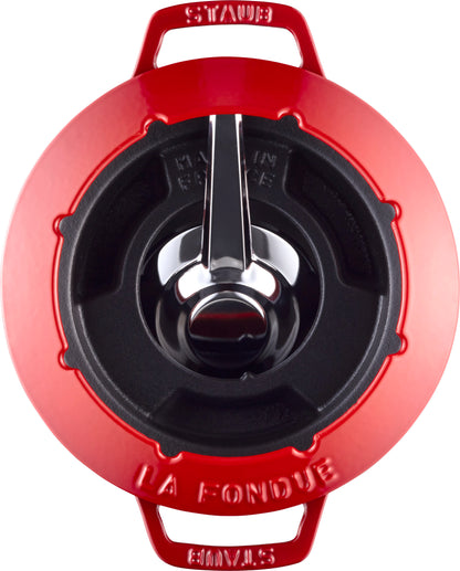 Staub Fondue Set aus Gusseisen für geselliges Kochen