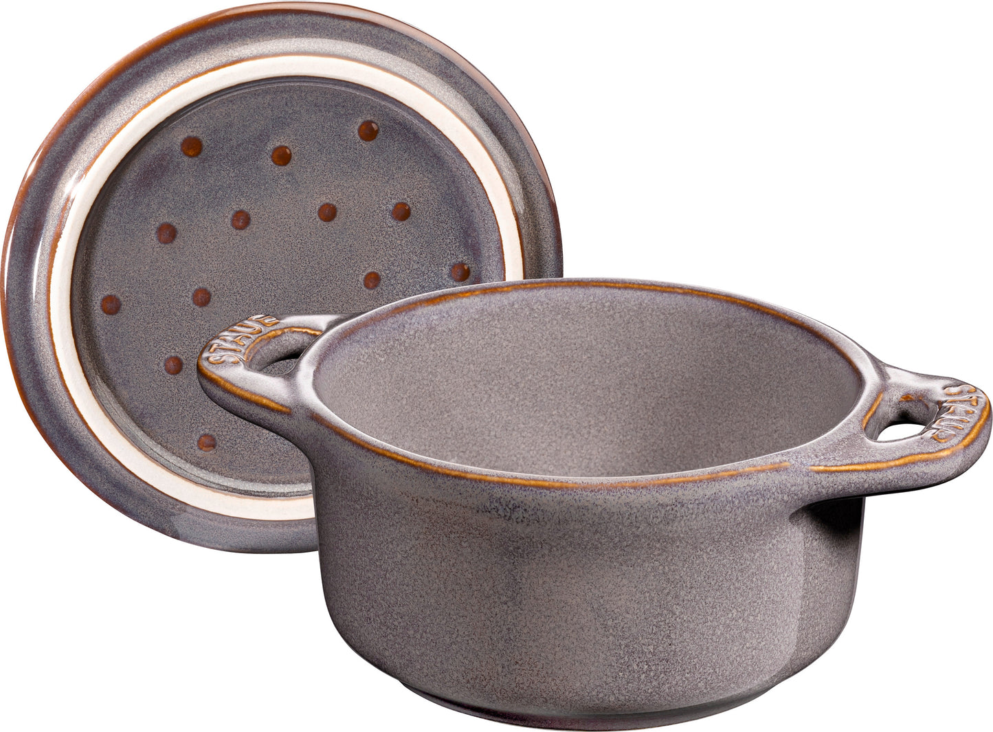 STAUB Mini Cocotte, 10 cm aus Keramik für die Zubereitung kleiner Portionen.
