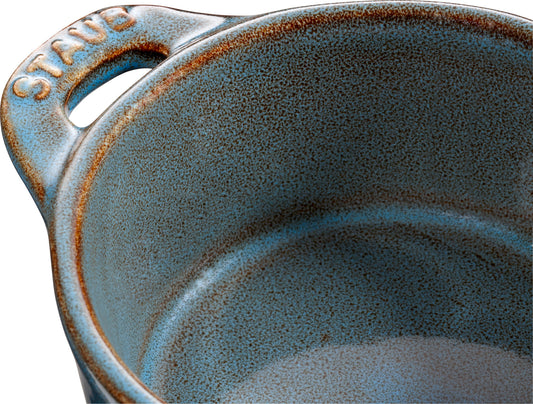 Staub Mini Cocotte, 10 cm aus Keramik für die Zubereitung und Präsentation von Speisen