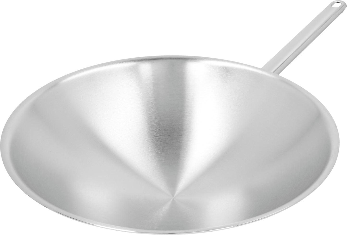 Demeyere Wok 36 cm für gleichmäßiges Garen in der professionellen Küche