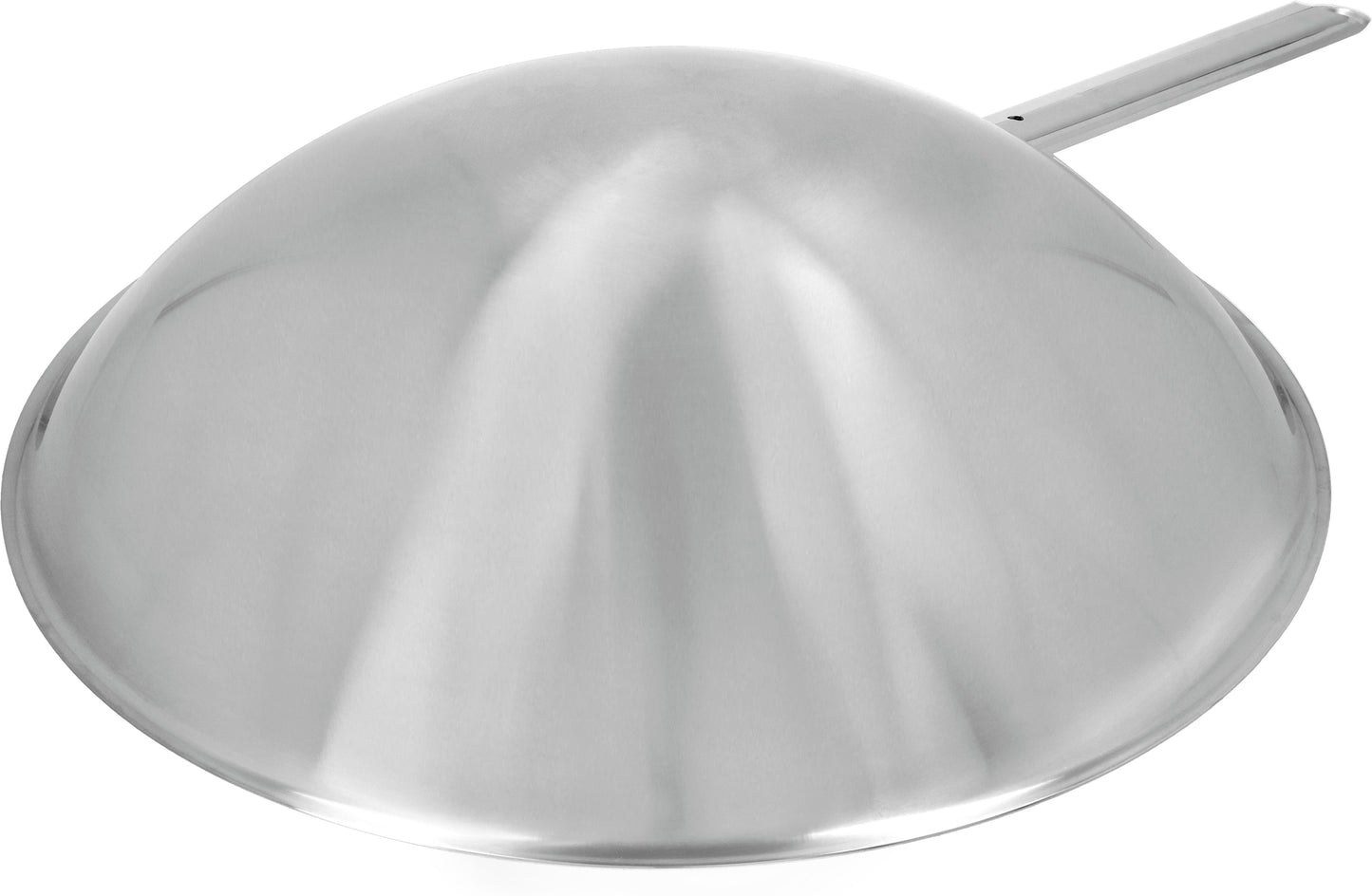 Demeyere Wok mit rundem Boden, 36 cm, ideal für vielseitige Kochtechniken