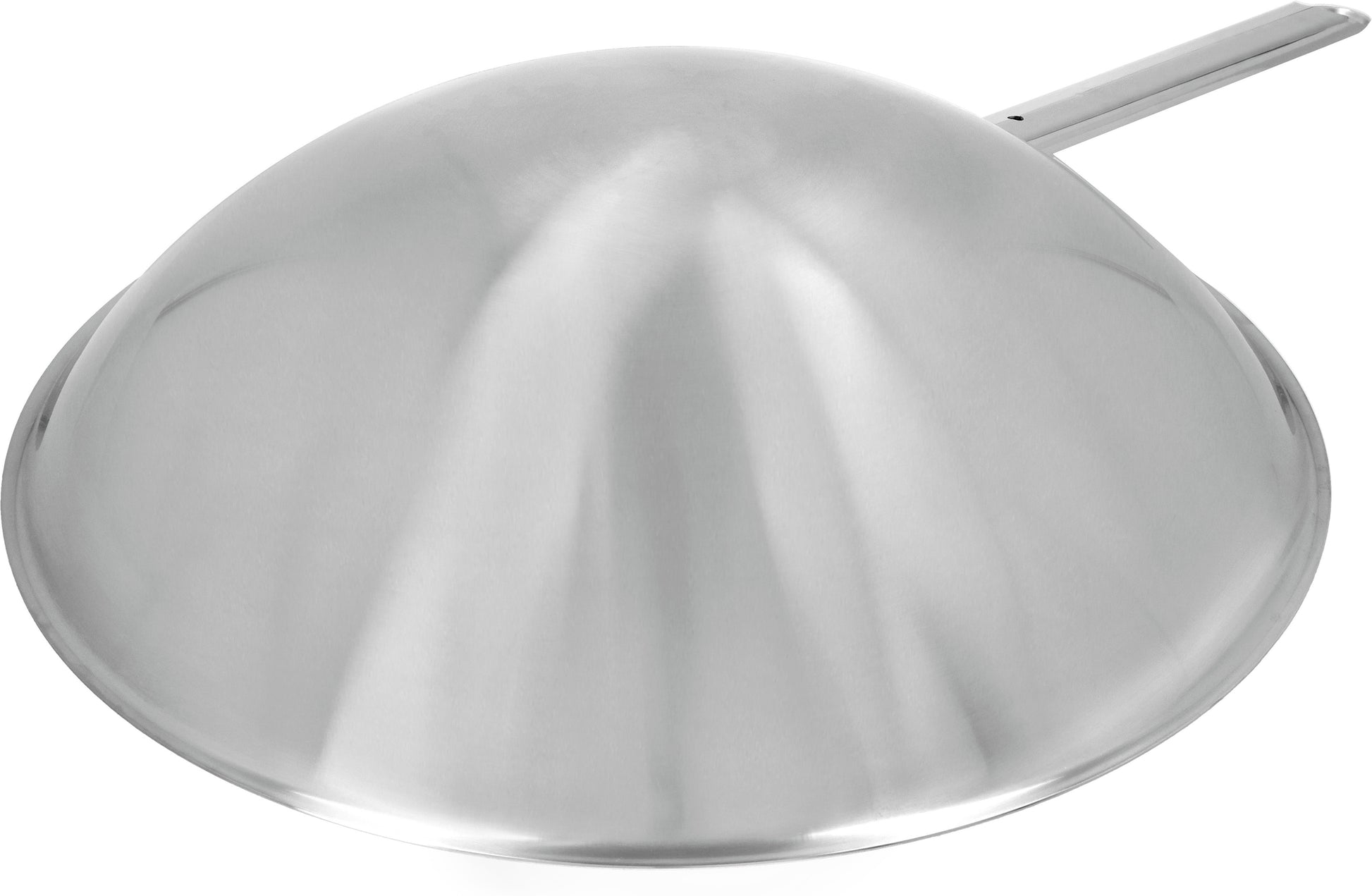 Demeyere Wok mit rundem Boden, 36 cm, ideal für vielseitige Kochtechniken