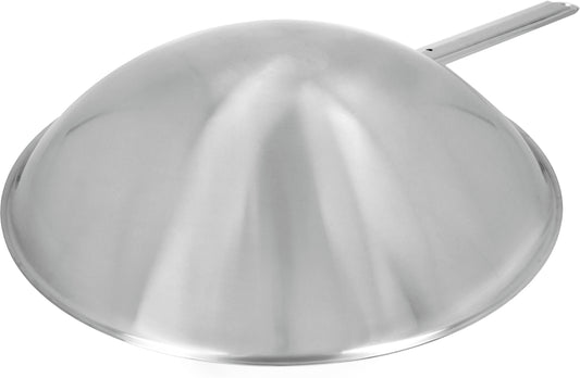 Demeyere Wok mit rundem Boden, 36 cm, ideal für vielseitige Kochtechniken