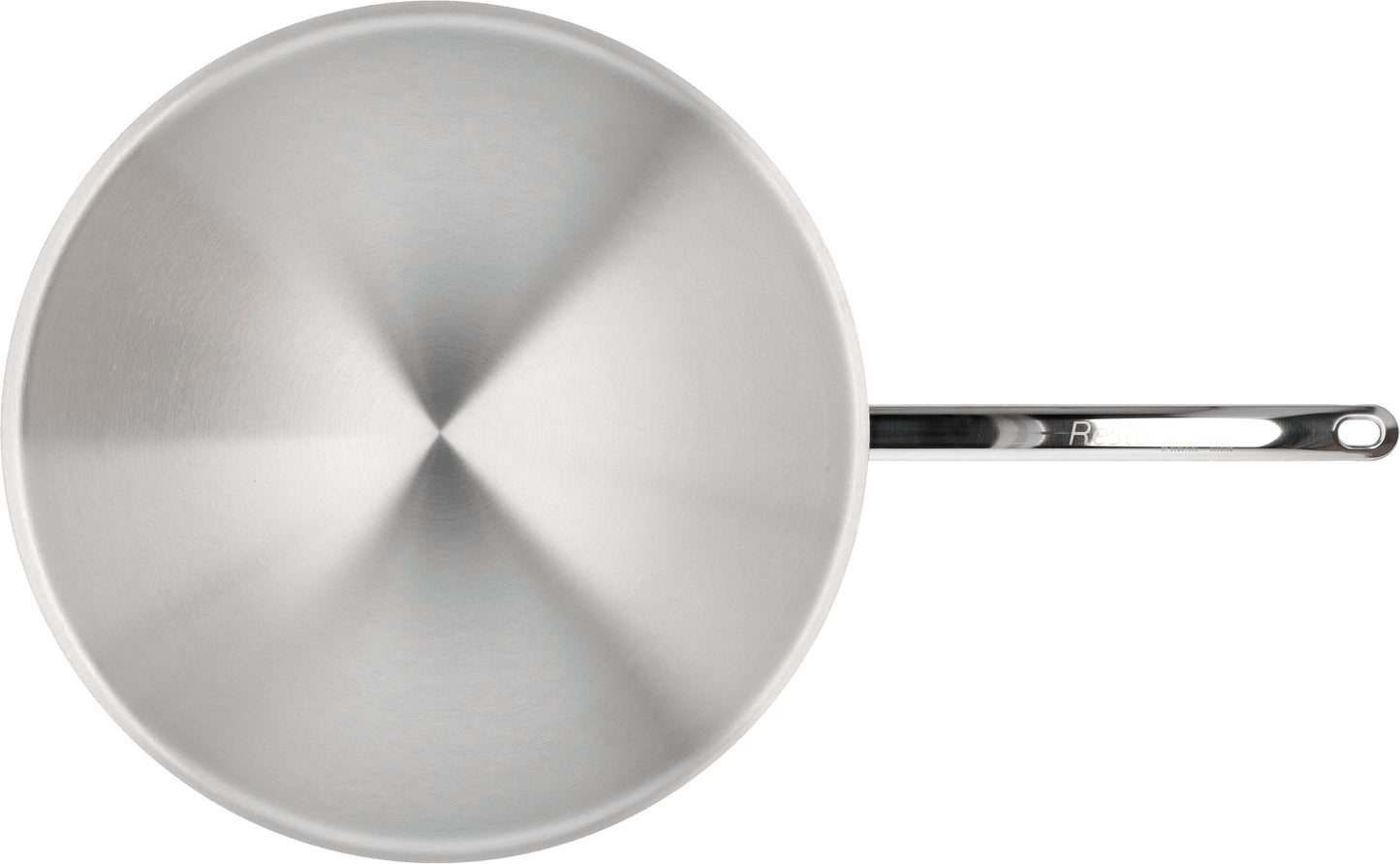 Demeyere Wok mit rundem Boden, 36 cm, ideal für vielseitige Kochtechniken