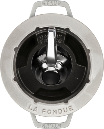 Staub Fondue Set aus Gusseisen für gesellige Kochabende