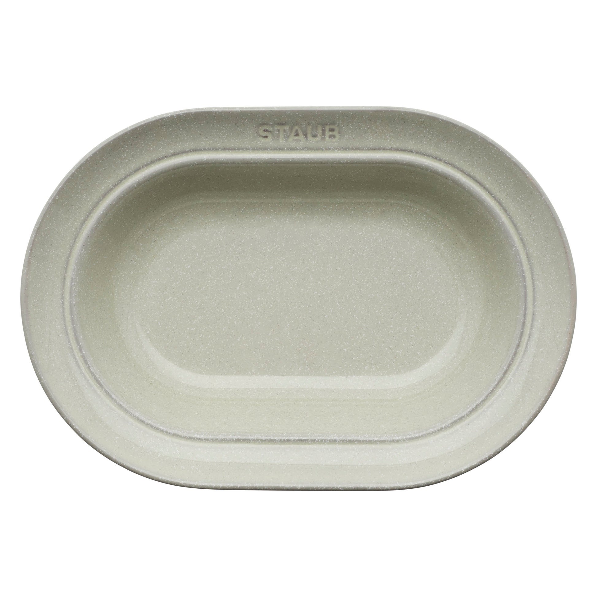 Staub Teller in Weißer Trüffel, 25 cm, geeignet für die Präsentation von Speisen.