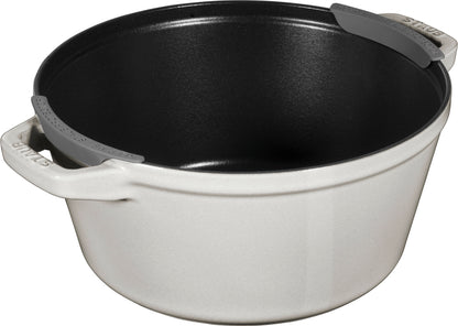 Staub Kochtopfset aus Gusseisen für vielseitige Kochanwendungen