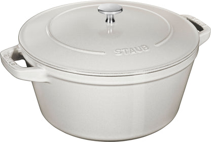 Staub Kochtopfset aus Gusseisen für vielseitige Kochanwendungen