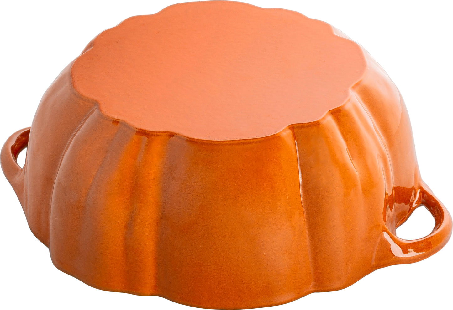Staub Cocotte 24 cm in Zimt, ideal für das Kochen und Braten in der Gastronomie.