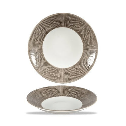 Churchill Super Vitrified Bamboo Spinwash Dusk Teller 25cm für gastronomische Anwendungen