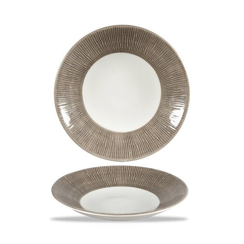 Churchill Super Vitrified Bamboo Spinwash Dusk Teller 25cm für gastronomische Anwendungen