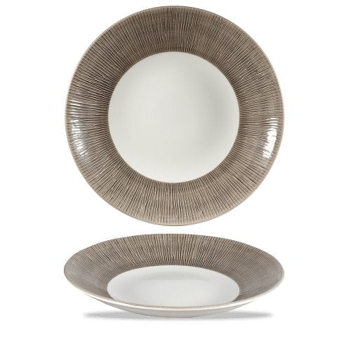Churchill Super Vitrified Bamboo Spinwash Dusk Teller 27cm für Gastronomie