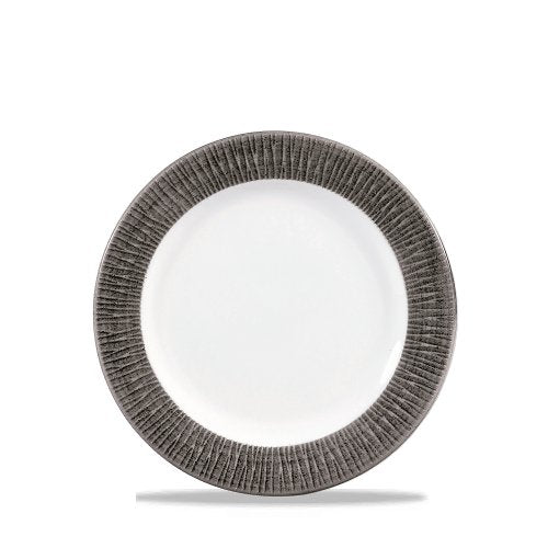Churchill Super Vitrified Bamboo Spinwash Dusk Teller, flach, 17cm, für Gastronomie