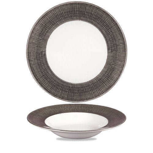 Churchill Super Vitrified Bamboo Spinwash Dusk Teller 28cm für gastronomische Anwendungen