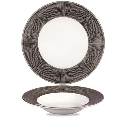 Churchill Super Vitrified Bamboo Spinwash Dusk Teller 28cm für gastronomische Anwendungen