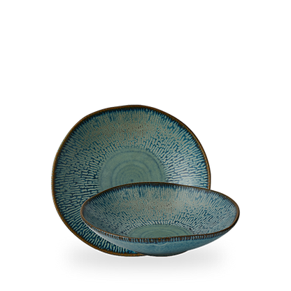 Churchill Super Vitrified Cascade Sapphire Blue Natural Schale 22cm für ansprechende Speisenpräsentation