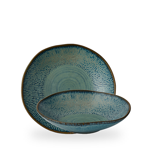 Churchill Super Vitrified Cascade Sapphire Blue Schale 25cm für die Gastronomie