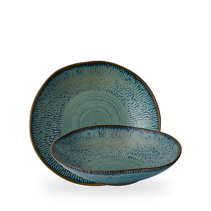 Churchill Super Vitrified Cascade Sapphire Blue Schale 25cm für die Gastronomie
