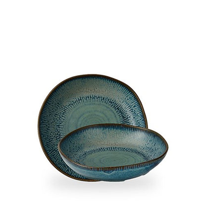 Churchill Super Vitrified Cascade Sapphire Blue Schale für die Präsentation von Speisen