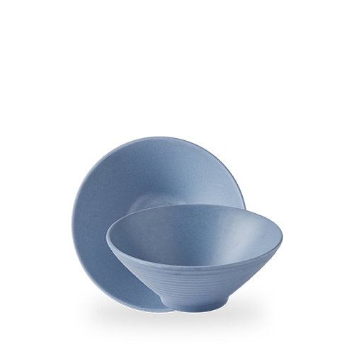 Churchill Melamine Emerge Oslo Blue Wellen-Melaminschale 20cm für Buffetpräsentationen