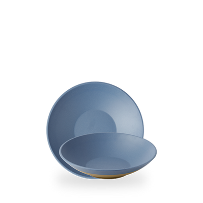 Churchill Melamine Emerge Oslo Blue flache Schale für Buffetpräsentationen