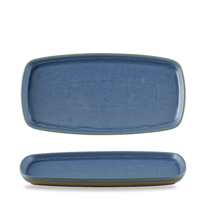 Churchill Emerge Oslo Blue Platte 30x14cm für die Gastronomie