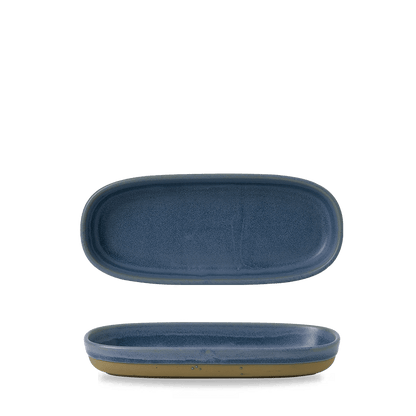 Churchill Emerge Oslo Blue Tablett 23x9,5 cm - Serviertablett für Gastronomie