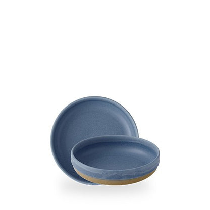 Churchill Super Vitrified Emerge Oslo Blue Schale für Gastronomie und Präsentation von Speisen.