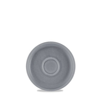 Churchill Super Vitrified Emerge Seattle Grey Cappuccino-Untertasse 12cm für Gastronomie