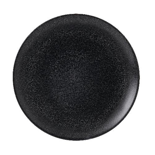 Dudson Evo Origins Midnight Black Teller Flach 28,8cm für Gastronomie