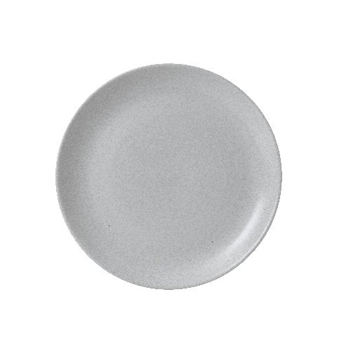 Dudson Evo Origins Fawn White Teller, flach, 28,8 cm, für gastronomische Nutzung.