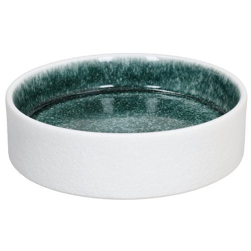 Tognana Porcellane SPA DOUBLE FACE BOWL 12 CM in Weiß und Teal für Gastronomie