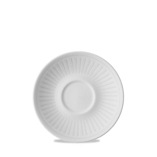 Churchill Super Vitrified Era Grey Cappuccino-Untertasse für Gastronomie